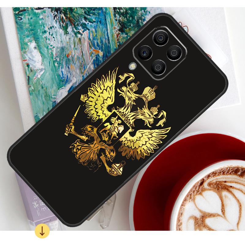 Russia Russian Coat Of Arms Case For Samsung Galaxy M13 M16 M11 M21 M31 M20 M23 M54 M14 M34 M52 M32 M12 M36 M56 M15 M55