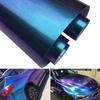 10/20*100cm Auto Chameleon Vinylfolie Blau zu Lila Perlmutt Tönungsfolie Chameleon Autoaufkleber Auto Motorrad Auto Zubehör