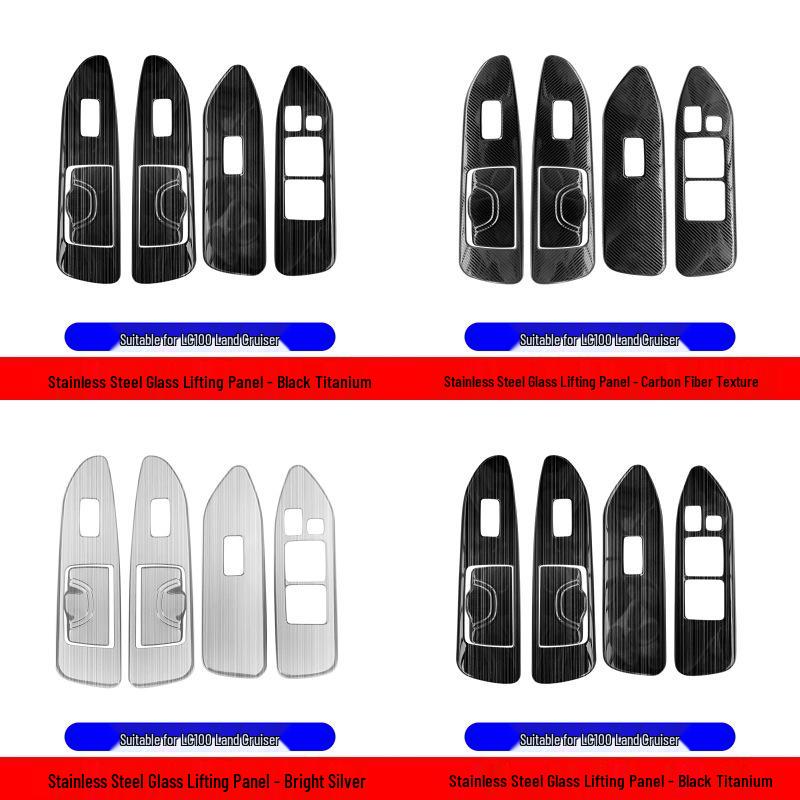 98-07 Land Cruiser LC100 Glasheber Panel Dekorative Zierleiste