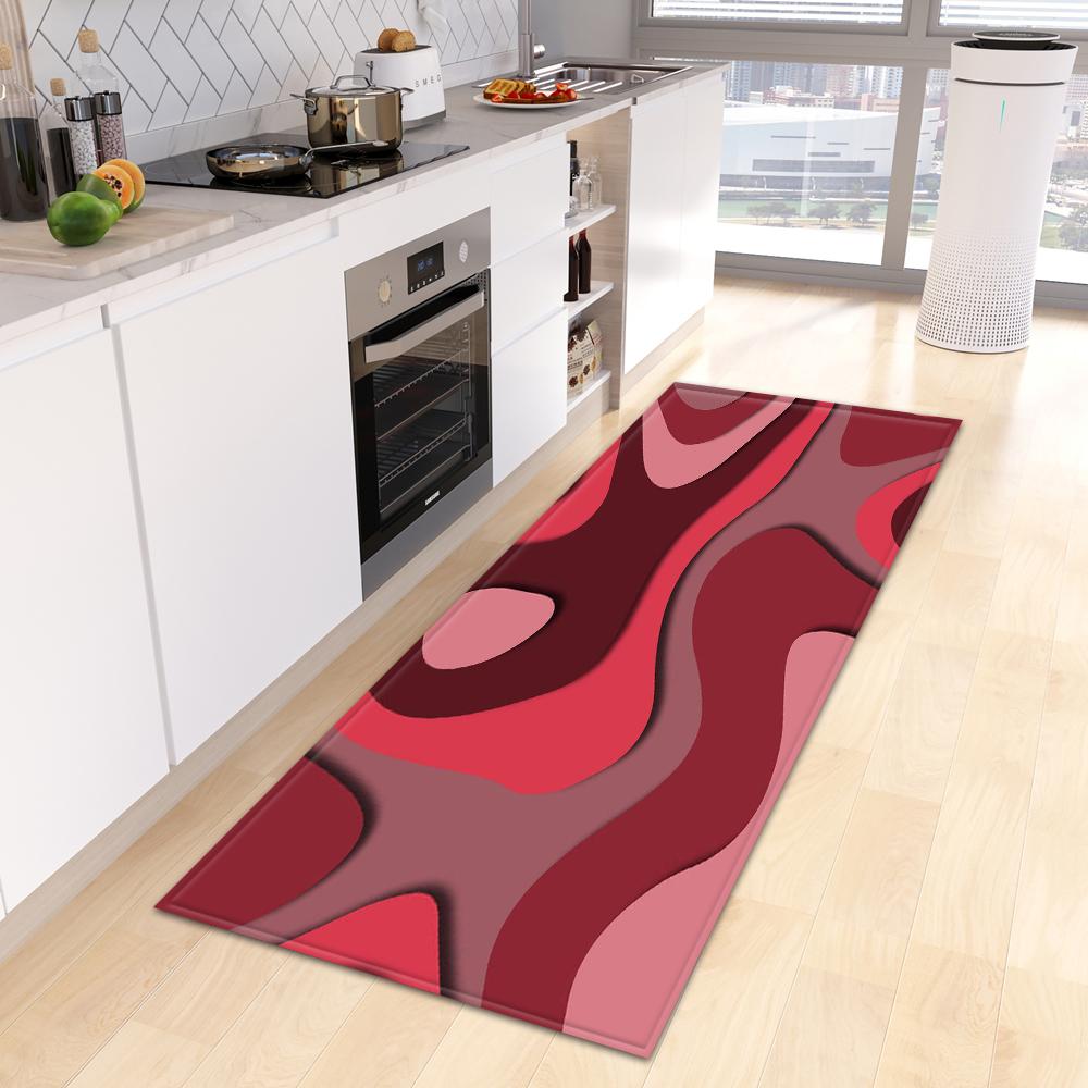 Moderne Küche Teppich Fußmatte Veranda Wohnzimmer Teppich Schlafzimmer Nachttisch Flur Boden rutschfeste Bodenmatte