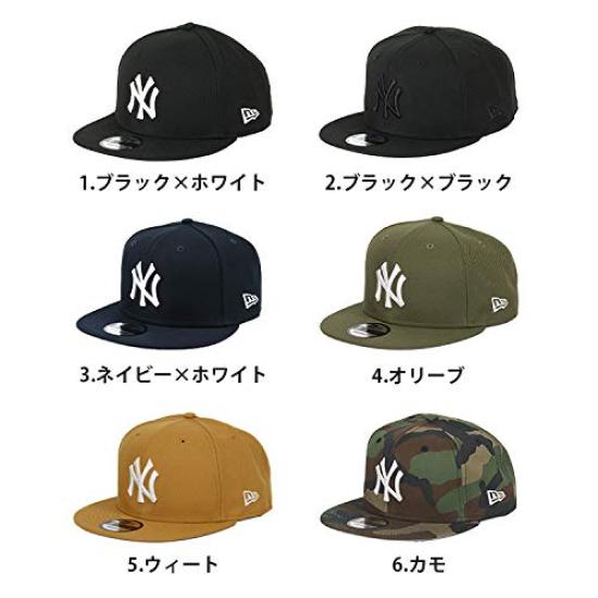 New Era Cap Yankees 9FIFTY New Era Cap Men’s Snapback Men’s Hat NY Baseball Cap Black Black [Item]