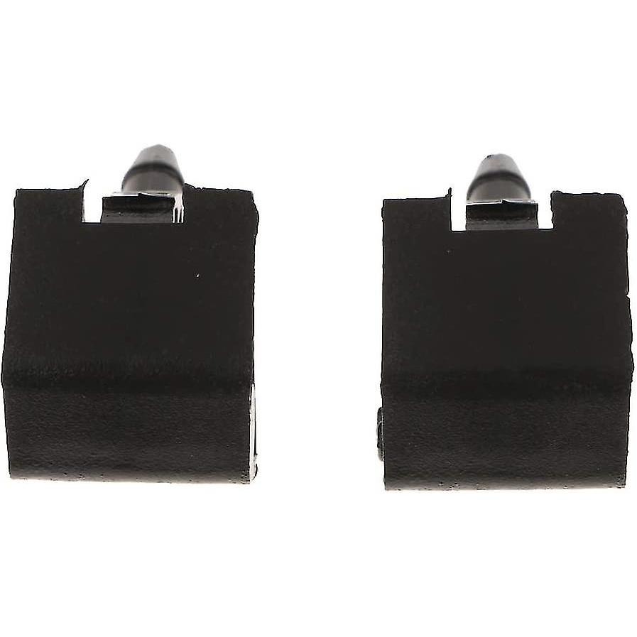 Windshield Washer Nozzle Wiper Sprayer (Black) (2 pcs)