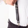 PU Leathers Suspenders for Men, Vintage Men Harness Punk Apparels Strap Chest Shoulder Belt Accessories