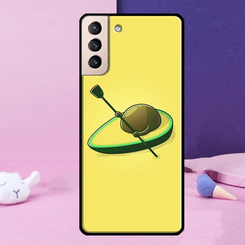 

Мультяшный чехол-авокадо для Samsung Galaxy S25 S24 Ultra S9 S10 S20 S21 S22 Plus S23 FE S24 FE Galaxy S10