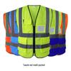 Reflective Multi-Pocket Safety Waistcoat for Construction