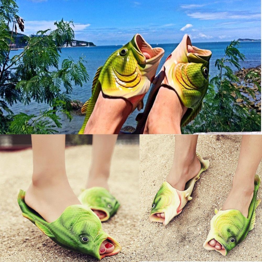 Fun And Funky Fish Slipper Sandals For Adults And Kids