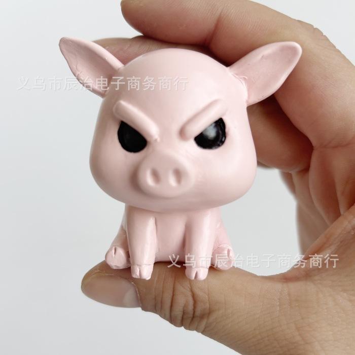 Angry Pig 3D Printed Toy Desktop Resin Ornament
