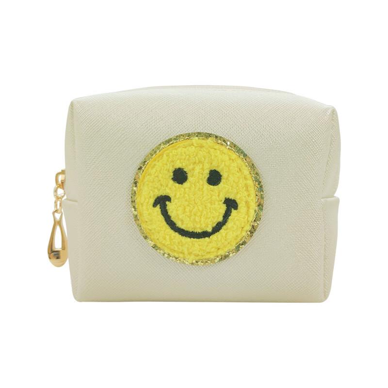 Miling Embroidered Letter Cosmetic Bag