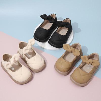 Jentesko i prinsessestil i skinn for 1-3-åringer, pustende og moteriktig barnefottøy