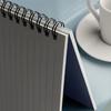 1 Set of 4pcs, 8.1x5.6inches Thickened A5 Coil Notebook, Blue Simple Notepad, Wholesale High-value Loose-leaf Book, Practice Boo