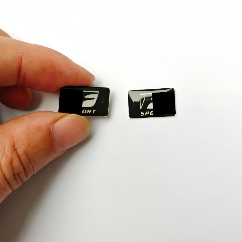 3 x Autocolante embleme auto stil sport, potrivite pentru accesorii de decorare auto 3pc brown