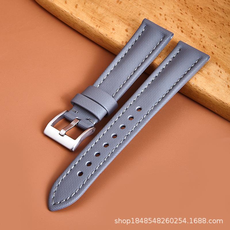 Nylon Sticker Leather Strap Suitable 19/21/23 Mm Smart Strap Bracelet Soft Strap