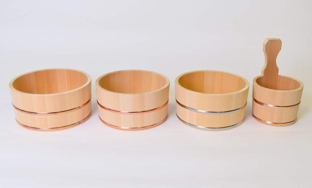 Kiso crafts Бутылка для воды, сделанная в Японии, деревянная ручная бадья Sawara, медный обруч