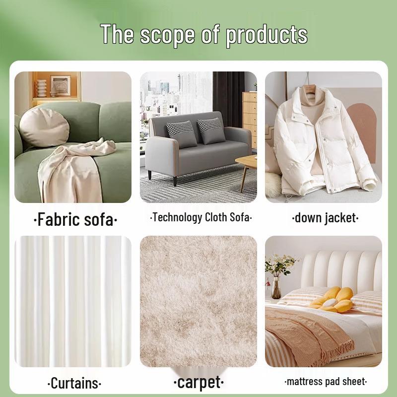 Waterless Sofa & Carpet Fabric Cleaner: Dry Cleaning for Mattresses & Walls