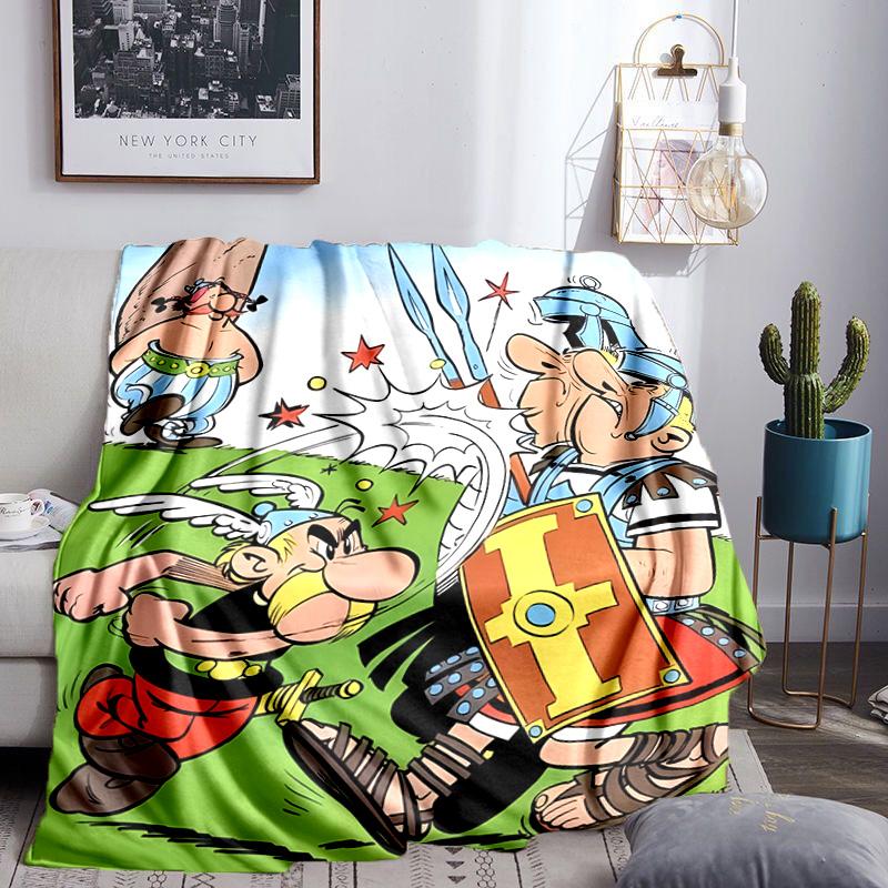 Asterix Friends Blanket Lightweight Flannel Bedding Blanket Perfect for Travel, Camping, Living Rooms, Offices, Sofas, Fan Christmas gift