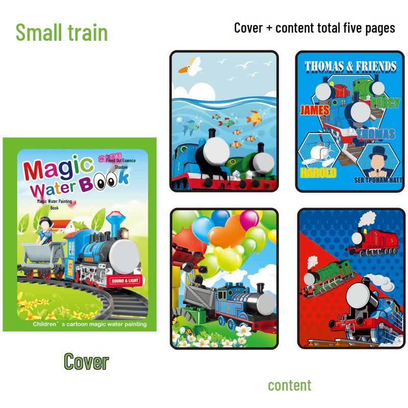 Children's Reusable Magic Water Painting Book: Educational Drawing & Coloring Set