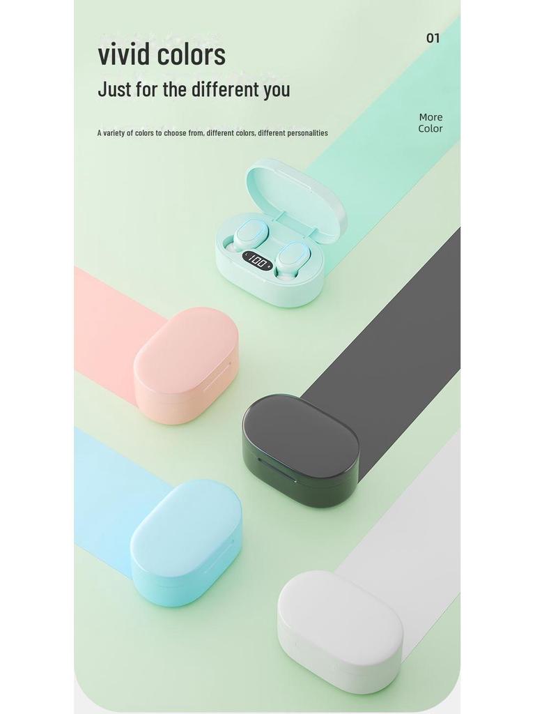 E7S Bluetooth Sports Headset: TWS, Low Power, Ultra-Long Battery, Noise Reduction, Digital Display