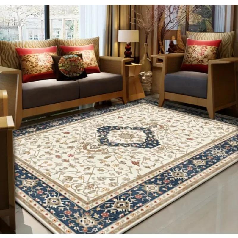 Bohemian Retro Anti Slip Area Mat Living Room Bedroom Baby Room Indoor Home Garden Mat Outdoor Garden Living Room Carpet Decor