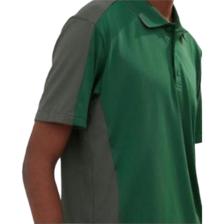 UNIQLO Color Block Casual Short Sleeve Polo Shirt Men tops Green 465862-55