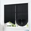 Easy Install Adhesive Paper Shades Cut to Size Blackout Window Blinds  For Windows