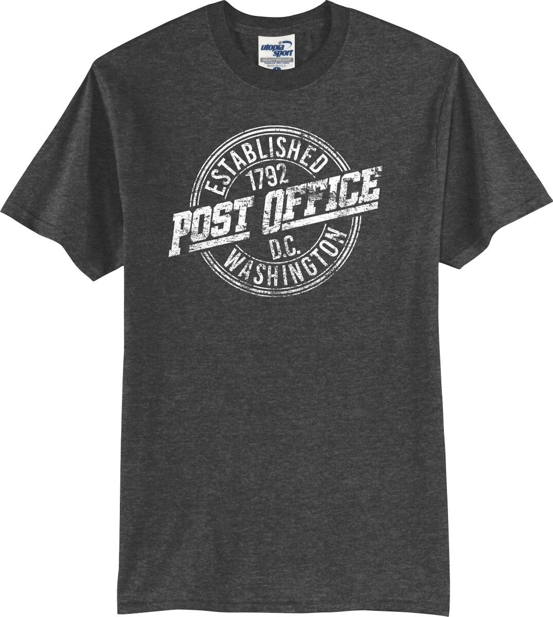 Post Office Vintage Stamp Unisex T shirt (S-5X) 3XL