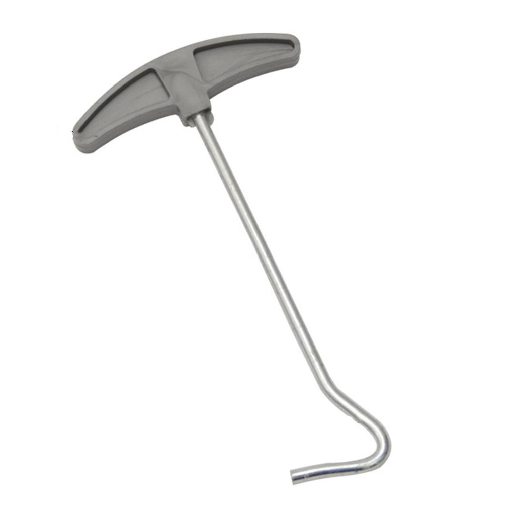 Tent Peg Puller Hook Remover Plastic Alloy Comfortable Handle Grip Effortless  Stake Extrac