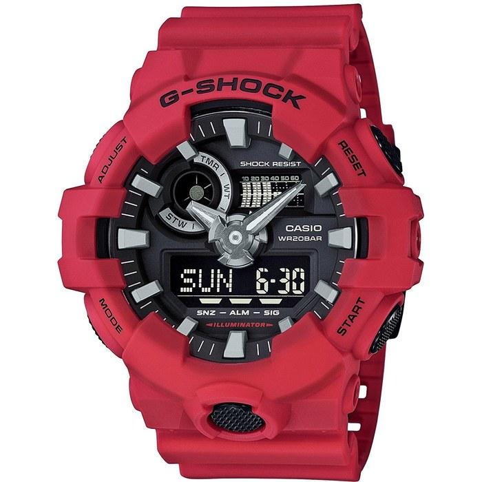 Casio G-Shock Watch GA-700-4A Black/Red