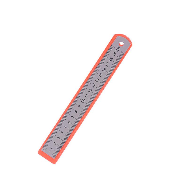 Stainless Steel Straight Ruler,20cm,30cm,40cm,50cm,High Precision Metric And Imperial Scales,Office Learning Stationery Supplies