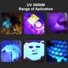 UV Flashlight USB Rechargeablec Pets Urine Ultraviolet Torch Cat Tinea Money Ore Scorpion Detection 3W 365nm SV57 Black Light