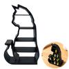 Cat Shaped Display Shelf Miniature Figurine Storage Rack, Mini Multi-Tier Rack Shelf, for Dollhouse Decor Accessories Desktop