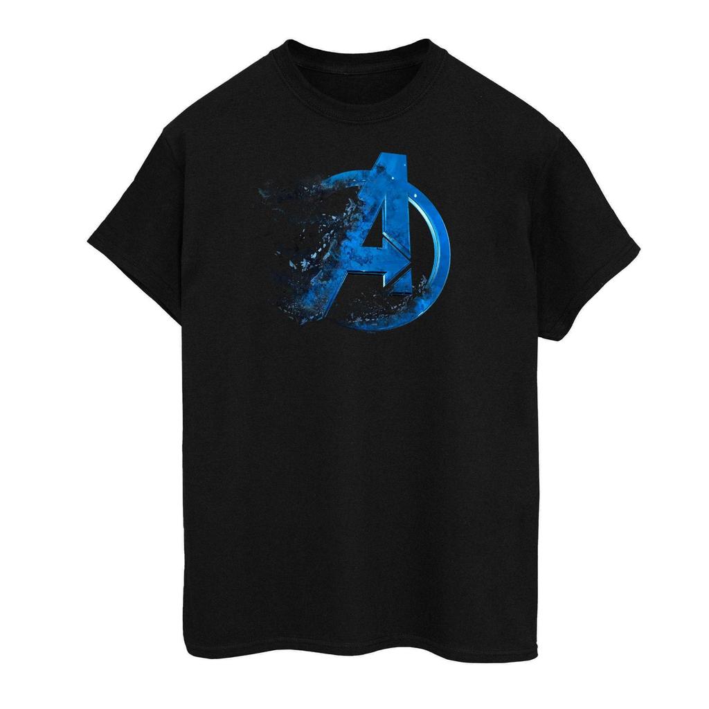 Avengers Endgame Mens Dusted Cotton Logo T-Shirt