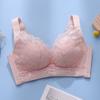 Women Sexy Lace Bra Wireless Thin Cup Breathable Push Up Magnetic Free Shaping Bra Comfortable Supportive Lingerie Underwear