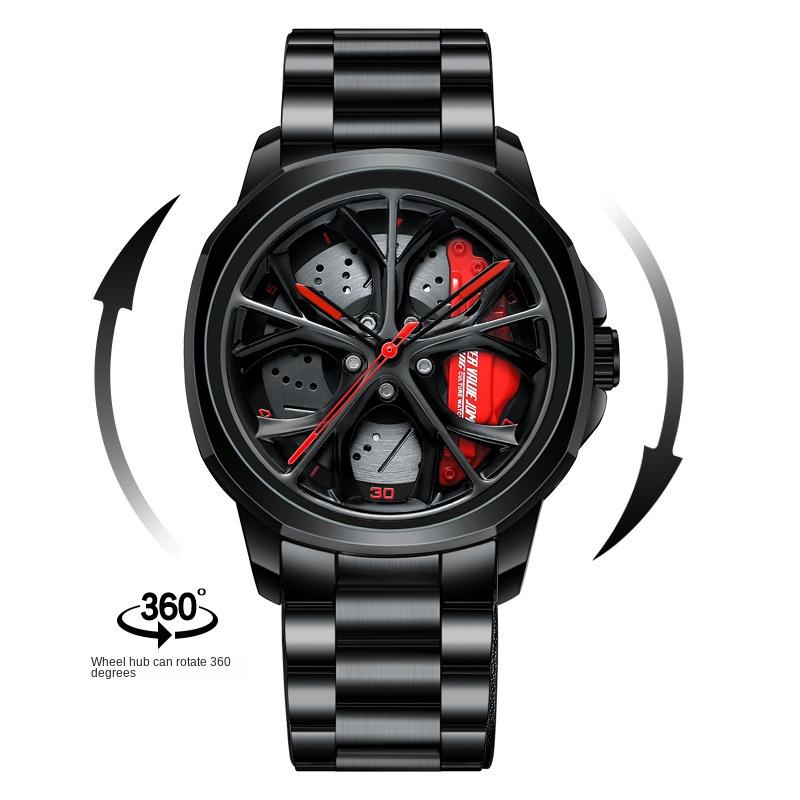 Ceas cu roți SVJ pentru bărbați, etrieri tridimensionali pentru modificarea mașinii forjate
