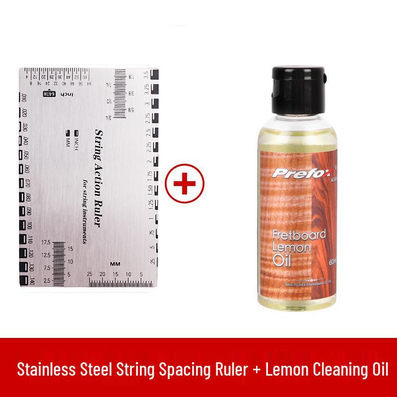 Set di righello per spaziatura corde di chitarra e strumento di regolazione