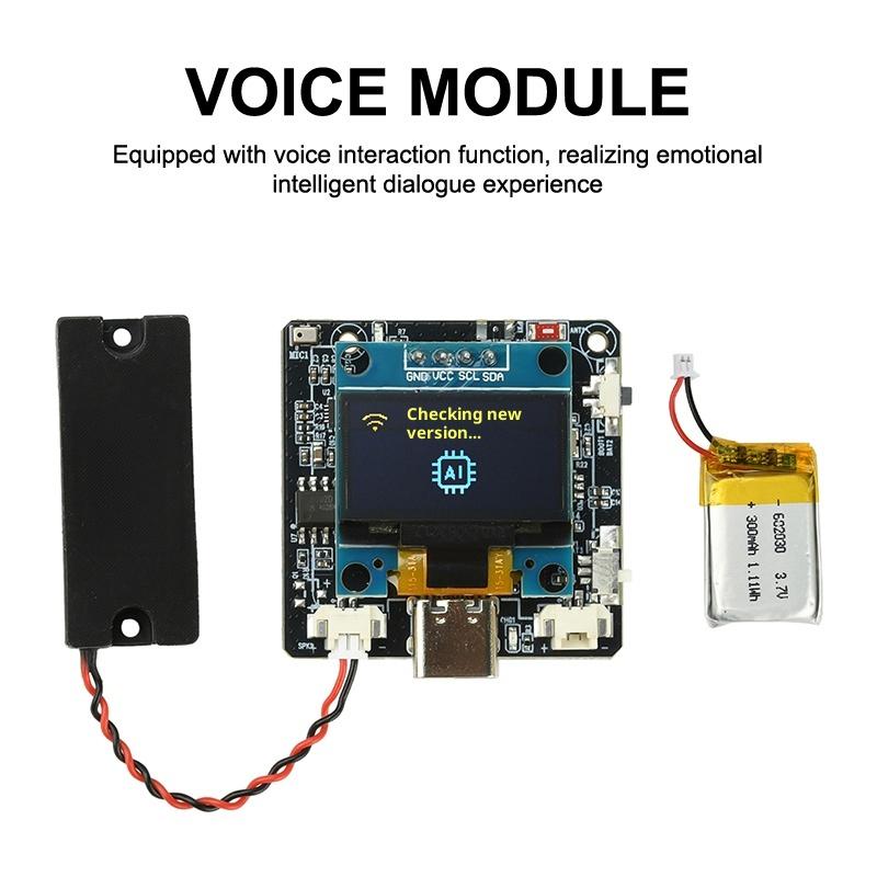 Sp32-C3 Development Board Ai Dialogue Voice Module Ai Voice Sensor Module With 0.96 Inch Screen For Deepseek/Xiaozhi