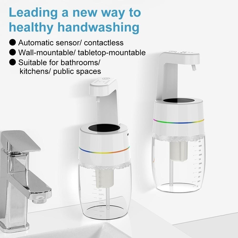 Automatic Sensor Smart Soap Dispensers Touchless Operation Liquid Soap Container  Public Restrooms