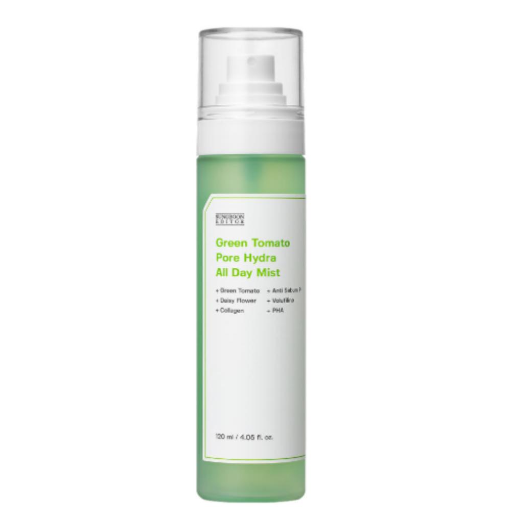 

SUNGBOON EDITOR Green Tomato Pore Aurora Ceramide Mist 120ml | Pore Tightening & Barrier Strengthening Fog Mist