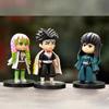 9pcs Anime Demon Slayer Kimetsu No Yaiba Figure Kamado Tanjirou Action Figure Agatsuma Zenitsu Nezuko Warrior Pvc Model Toy Gift