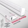Réglette LED barre lumineuse placard pivotable de 150° pour cuisine atelier couleur blanche