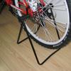 Support de présentoir de vélo pliable universel Support de réparation de moyeu de roue en triangle Béquille pour stationnement vertical Accessoires de vélo