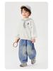 Right European Style Boys' Fake Two-Piece College Hoodie - 2026 Spring/Autumn Trendy Kids Clothing