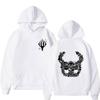 Game Hollow Knight Logo Graphic Hoodie  Wo Casual Oversized Pullover Hoodies Unisex Fashion Vintage Hooded Sweatshirt