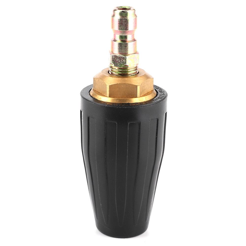 High Pressure Washer Nozzle 3600PSI 1Celsius4in Rotating Spray Tip Quick Connect Cleaning Tool