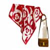 elegant women' scarf beautiful large silk scarf for a gift 90x90 white stripes