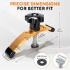 T-Track Hold Down Clamps, Extended 5-3/8" T Slot Clamp Set for CNC Router and Woodworking, Adjustable Hold Down Clamp