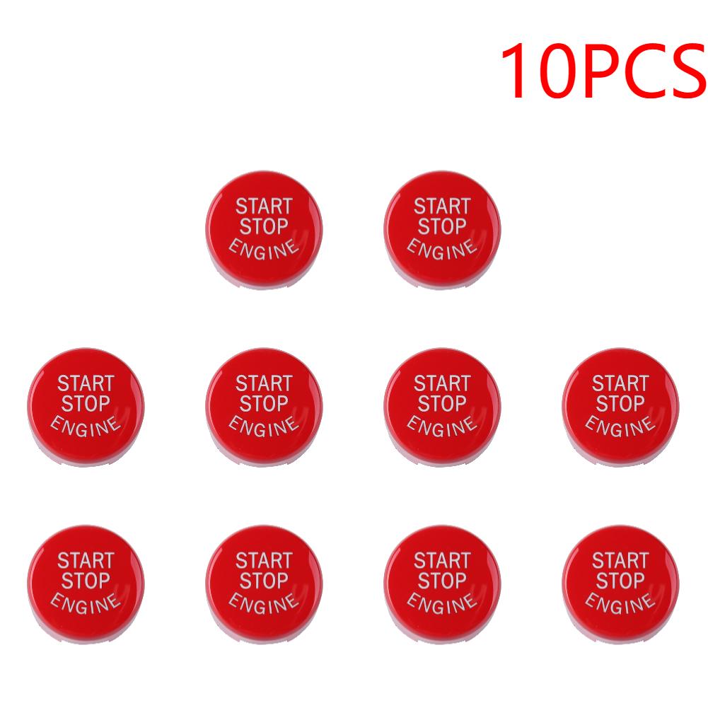 5/10PCS ABS Switch Button Cover Car Engine START Button Replace Cover with Tools For BMW F01/F10/F12/F15/F16/F25