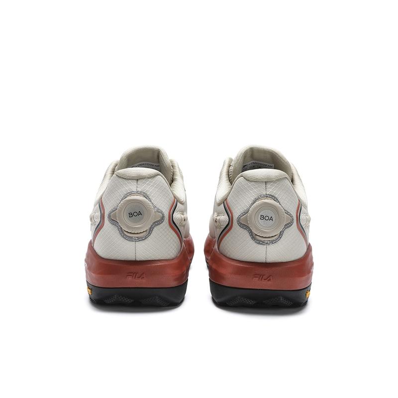 FILA Boa Explorer 2 Slip-On Mountain Versatile Low-Top Outdoor Functional Shoes Men Shoes Almond-Milk-White A12M431205FAM