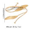 Punk Metal Leaves Flower Upper Arm Bracelets Bangles For Women Girls Cuff Bangle Adjustable Armlets Hand Jewelry Men