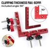 Right Angle Fixing Clip Carpenter's Square Ruler Splicing Board Positioning Panel Fixed Clip 140/160mm 90 Degree L-Shaped