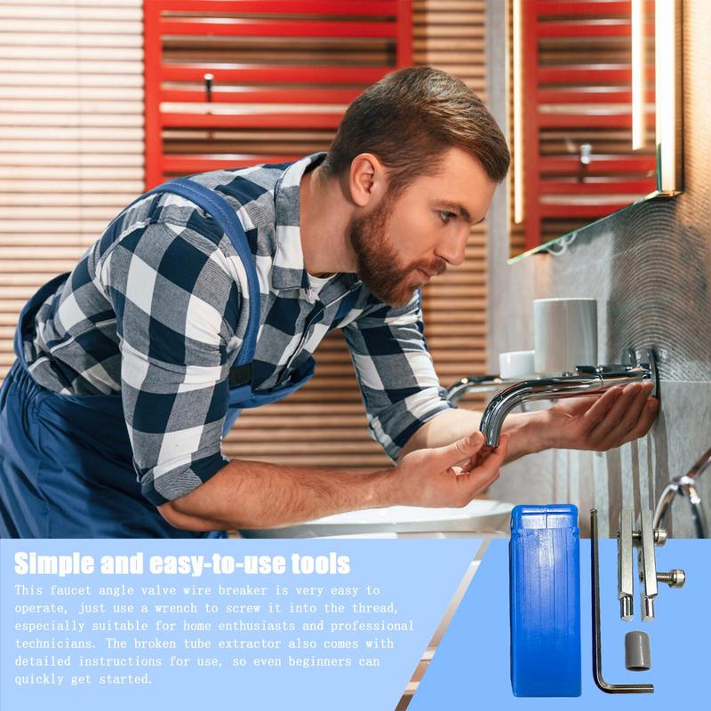 Stripped Pipe Remover Damaged Water Pipe Grab Pulling Tool Stripped Faucet Screw Extraction Plumbing Supplies For Plumber